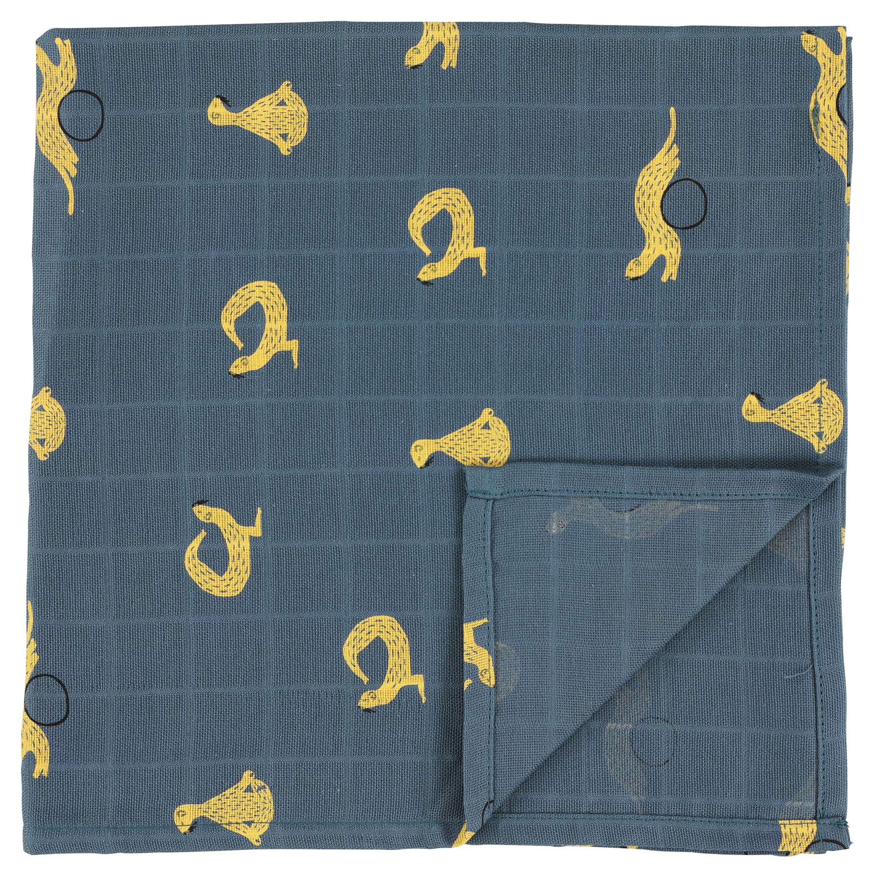 Muslin cloths Whippy Weasel (120x120cm) - set of 2 pieces